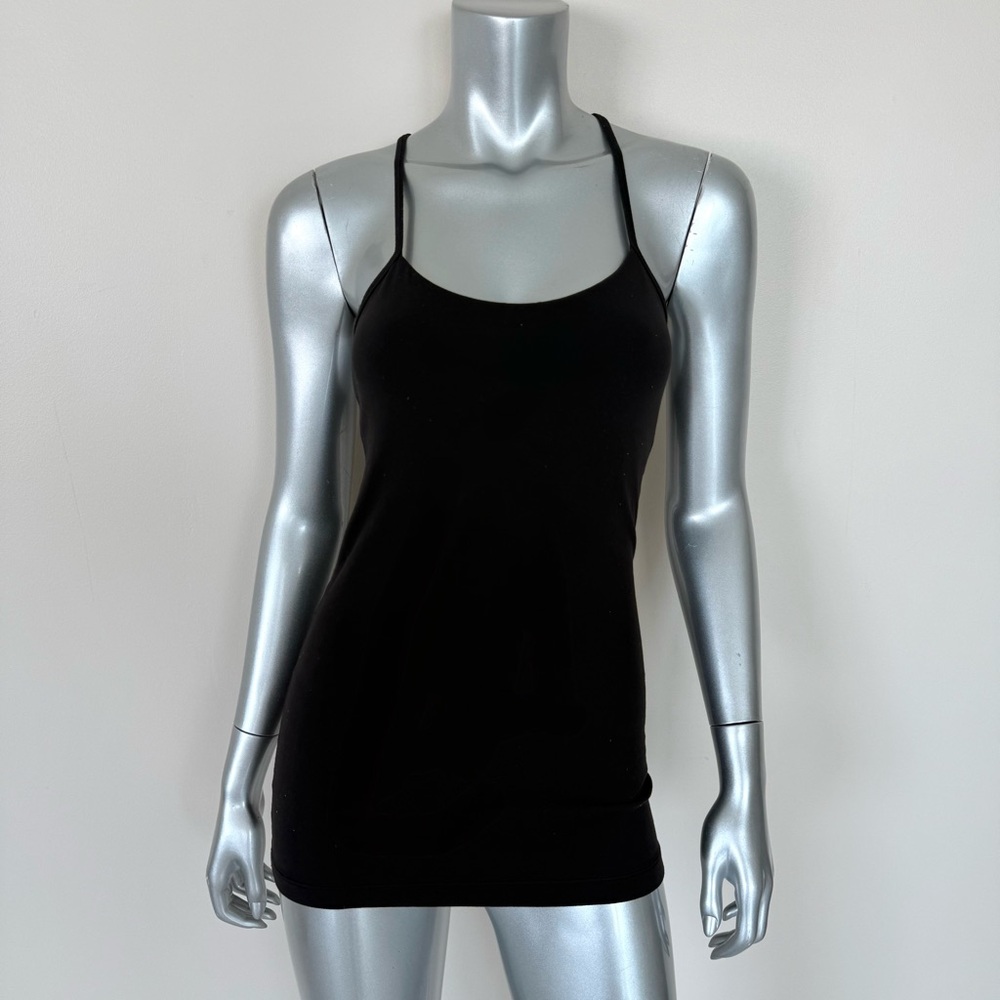 Lululemon Athletica women black tank top size 4 US